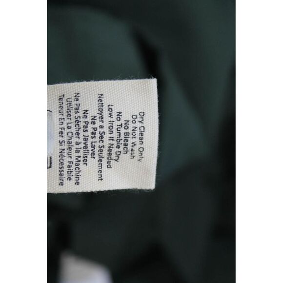 L'Agence Womens Cotton Long Sleeve Collared Button-Down Shirt Green Size S - Picture 5 of 6